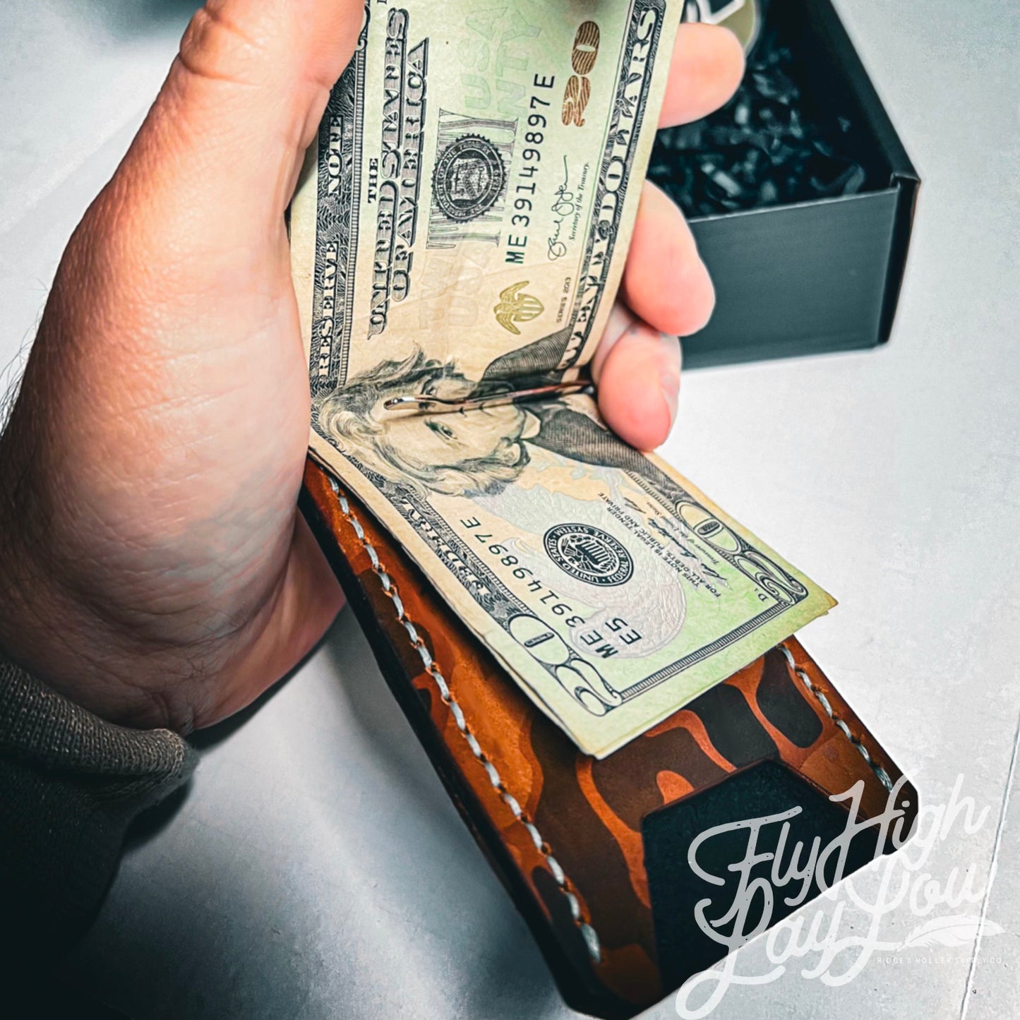 Ten Miles Deep Antler Wallet