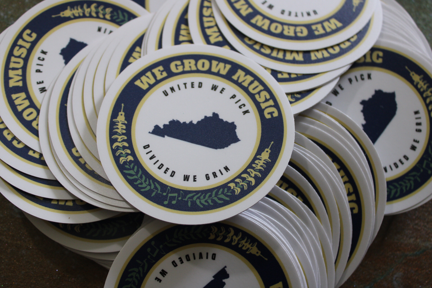 United We Pick sticker