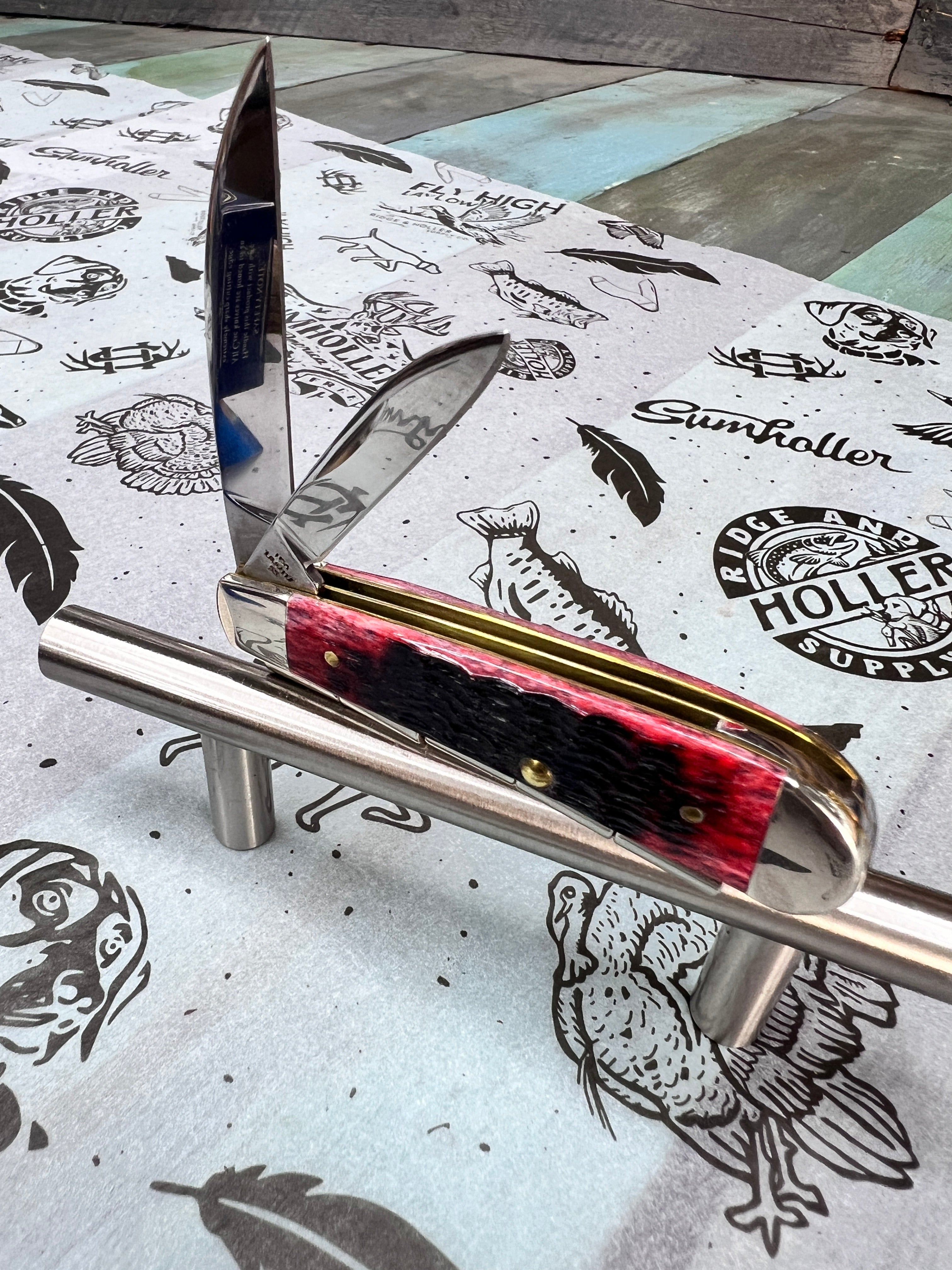 2010 CASE LIMITED XX EDITION CRIMSON BONE SWAYBACK JACK KNIFE 1 OF 3000 MADE