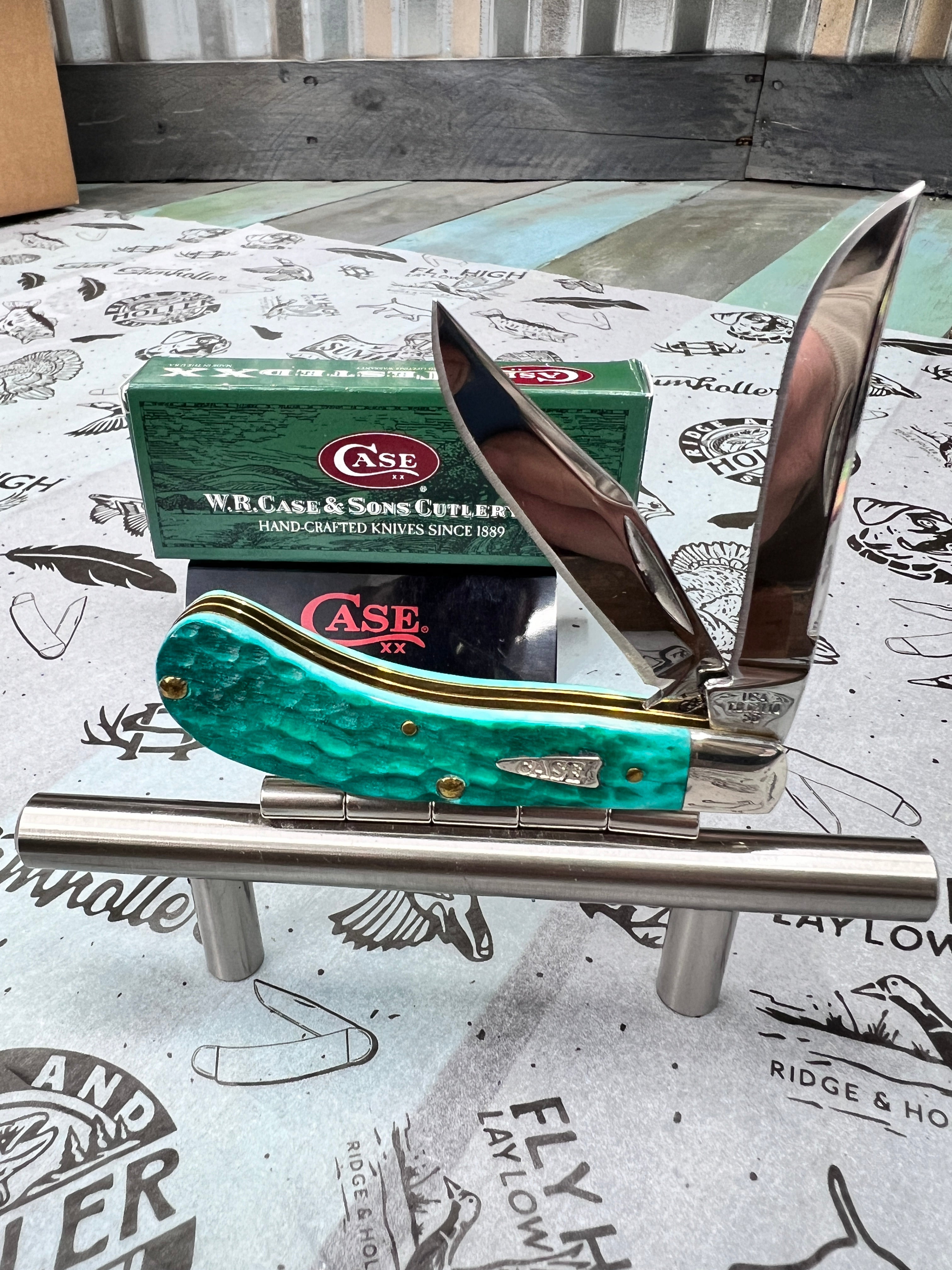 2005 CASE XX TONY BOSE SADDLE HORN JADE NEW IN BOX