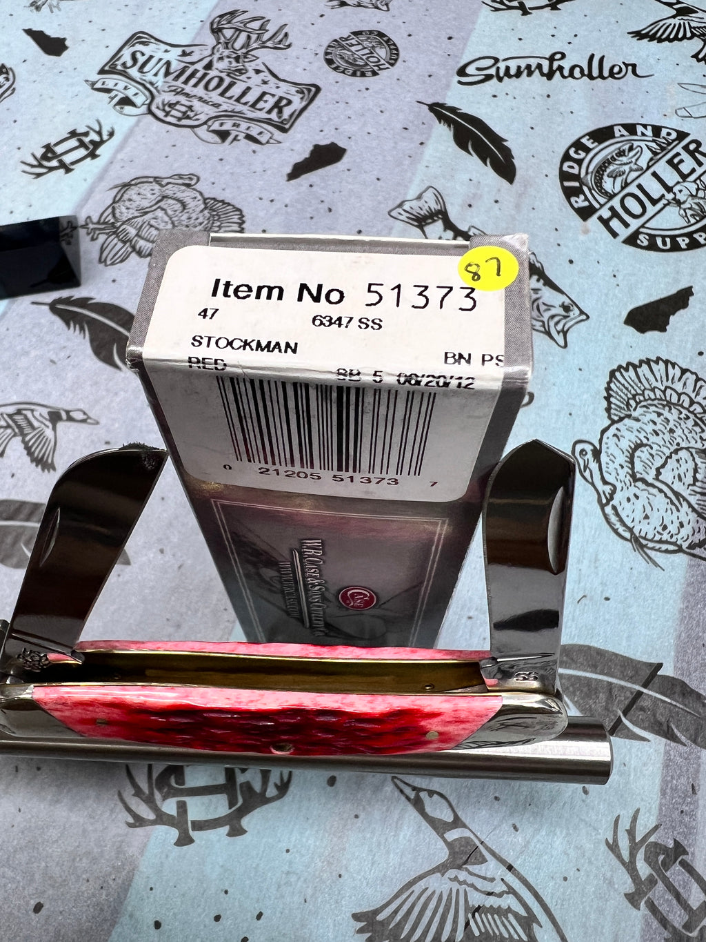 2012 SLANTED BOLSTERS RED STOCKMAN W/ORIGINAL BOX