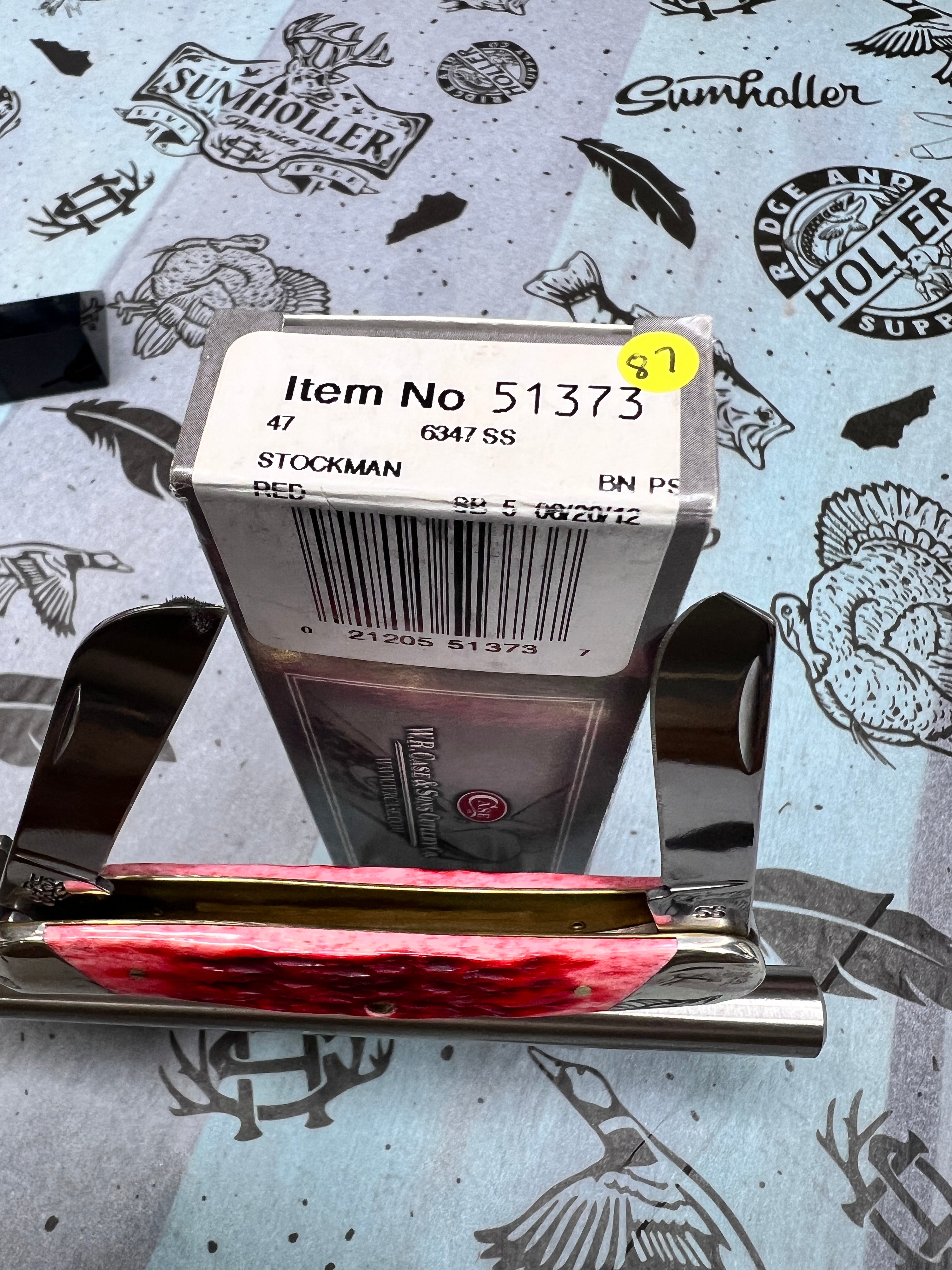 2012 SLANTED BOLSTERS RED STOCKMAN W/ORIGINAL BOX