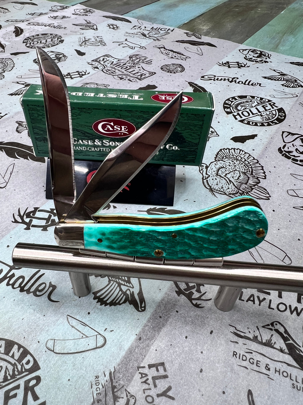 2005 CASE XX TONY BOSE SADDLE HORN JADE NEW IN BOX