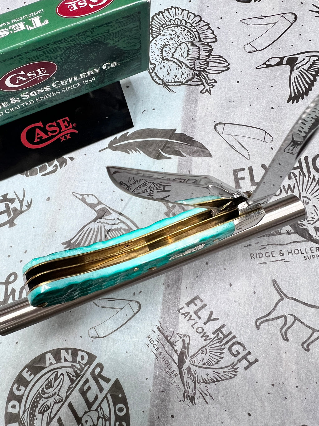 2005 CASE XX TONY BOSE SADDLE HORN JADE NEW IN BOX