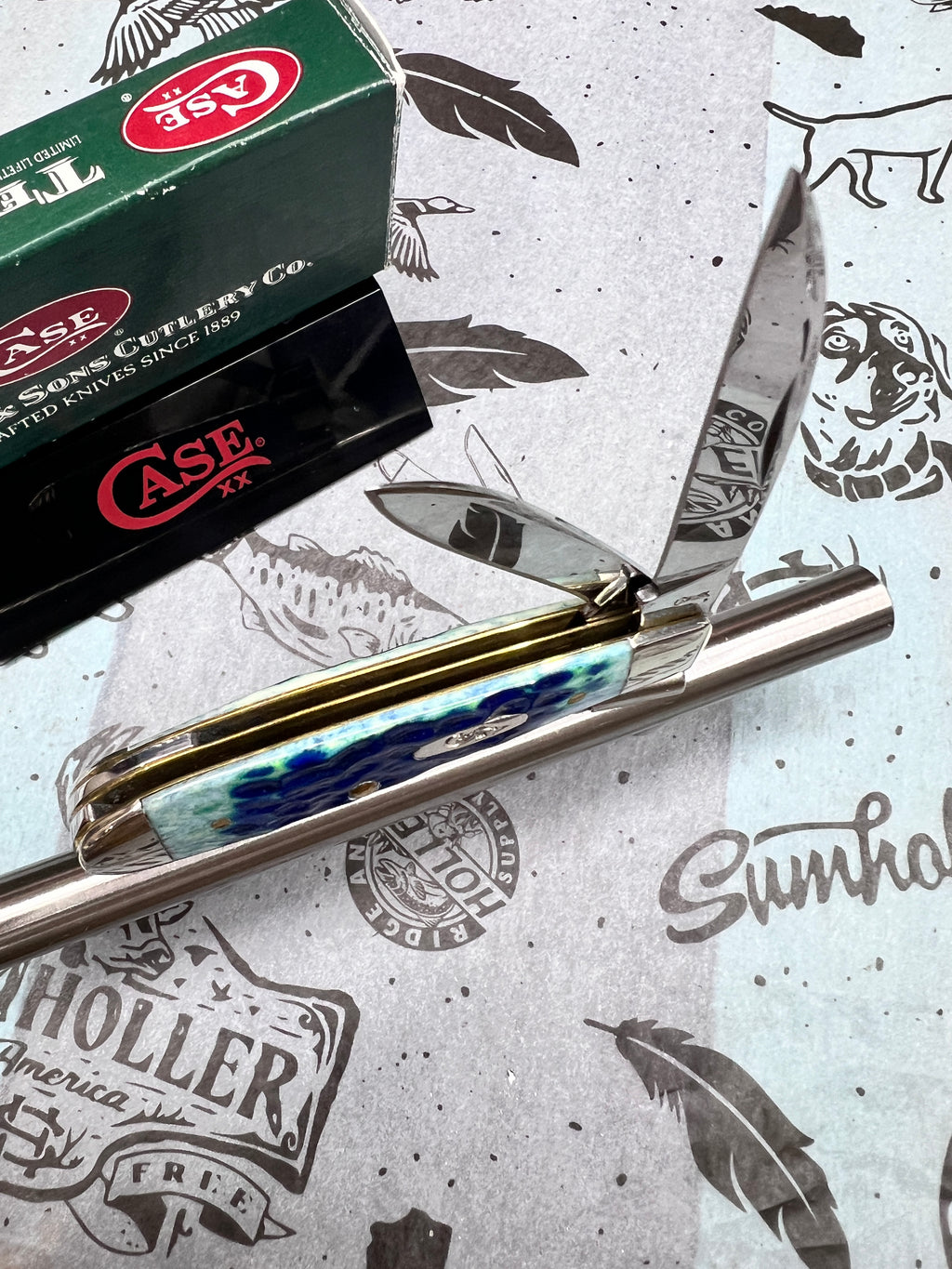 2007 CASE XX TEAL TONY BOSE SWAYBACK  W/ORIGINAL BOX