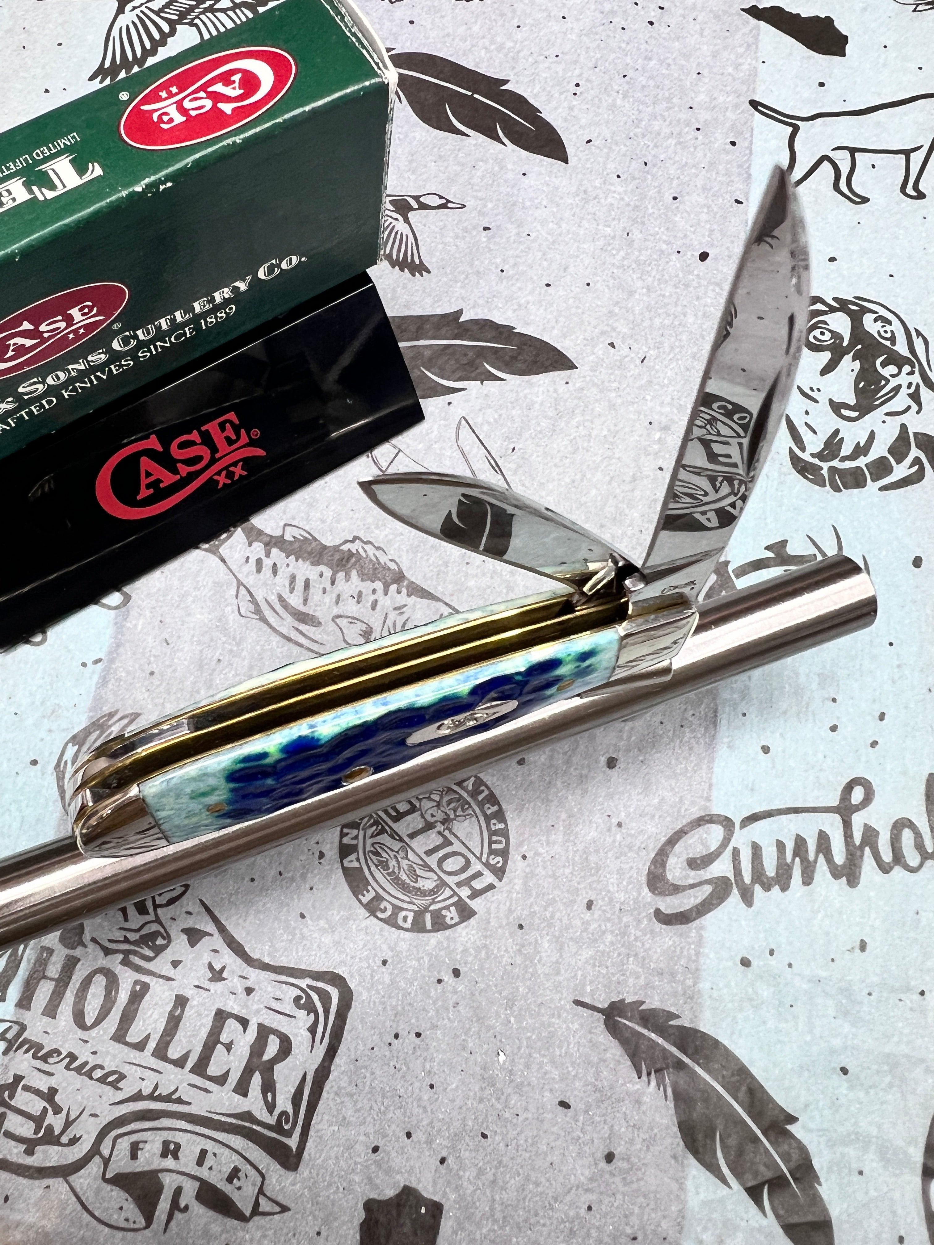 2007 CASE XX TEAL TONY BOSE SWAYBACK  W/ORIGINAL BOX