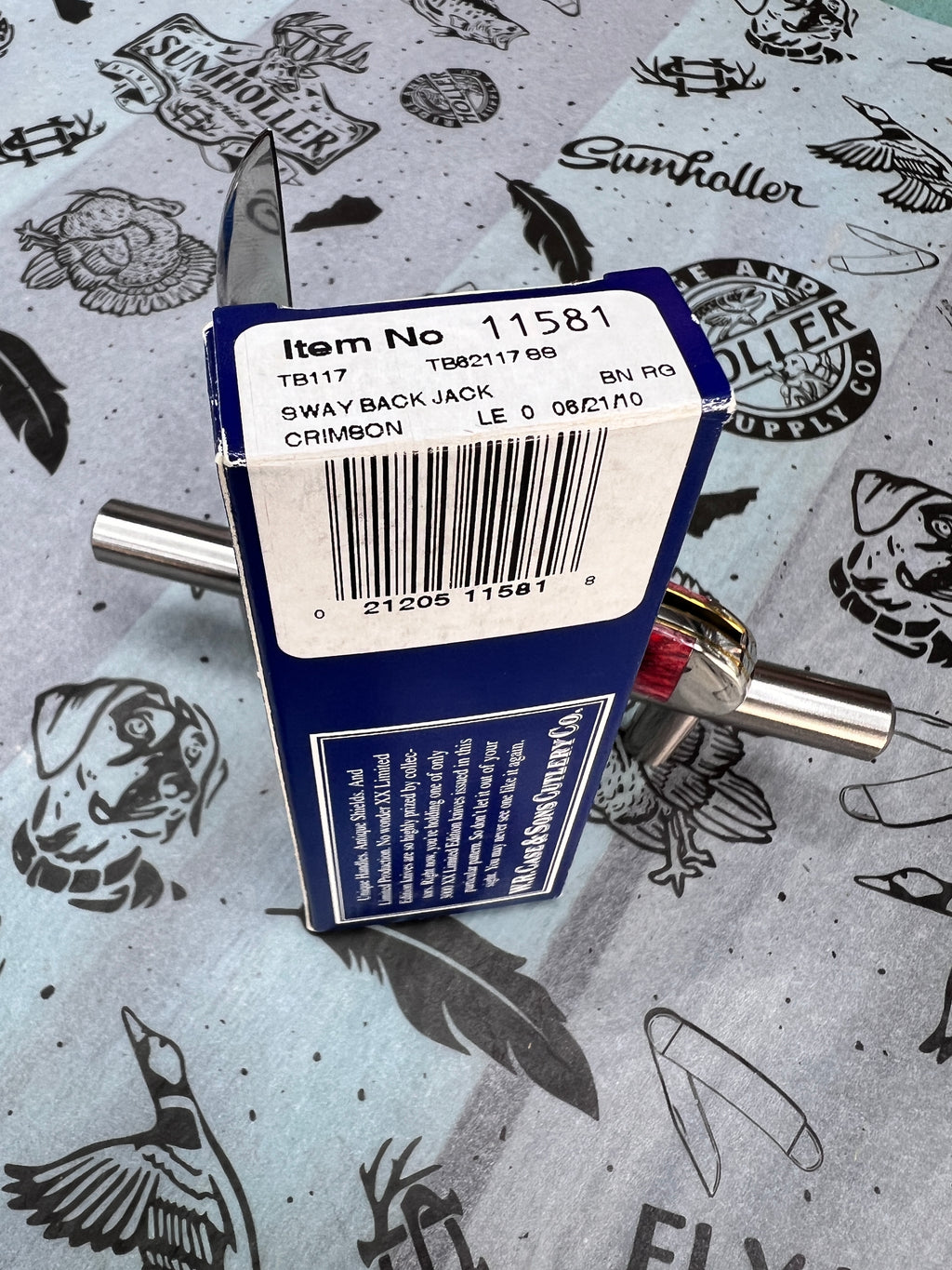 2010 CASE LIMITED XX EDITION CRIMSON BONE SWAYBACK JACK KNIFE 1 OF 3000 MADE