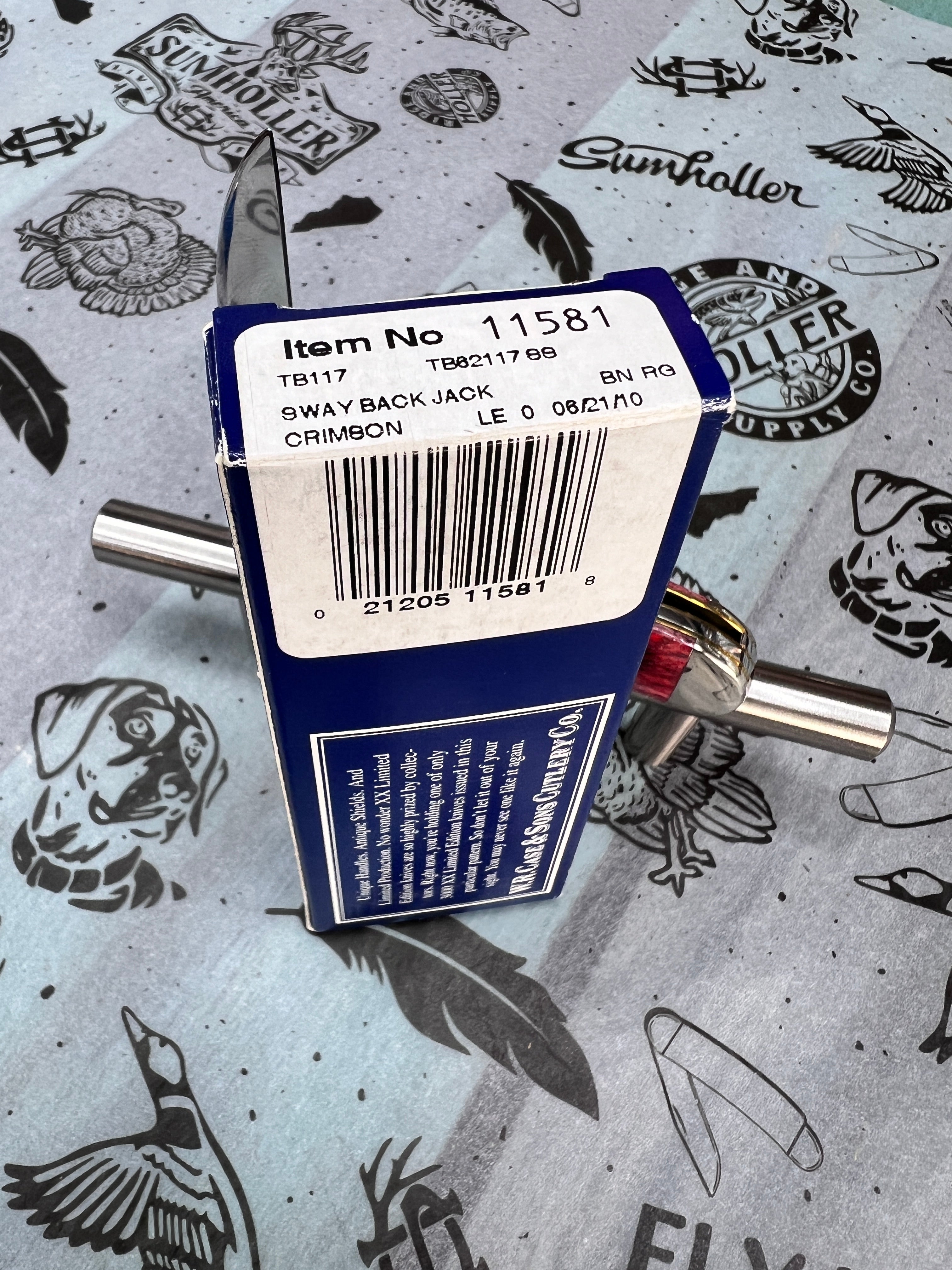 2010 CASE LIMITED XX EDITION CRIMSON BONE SWAYBACK JACK KNIFE 1 OF 3000 MADE