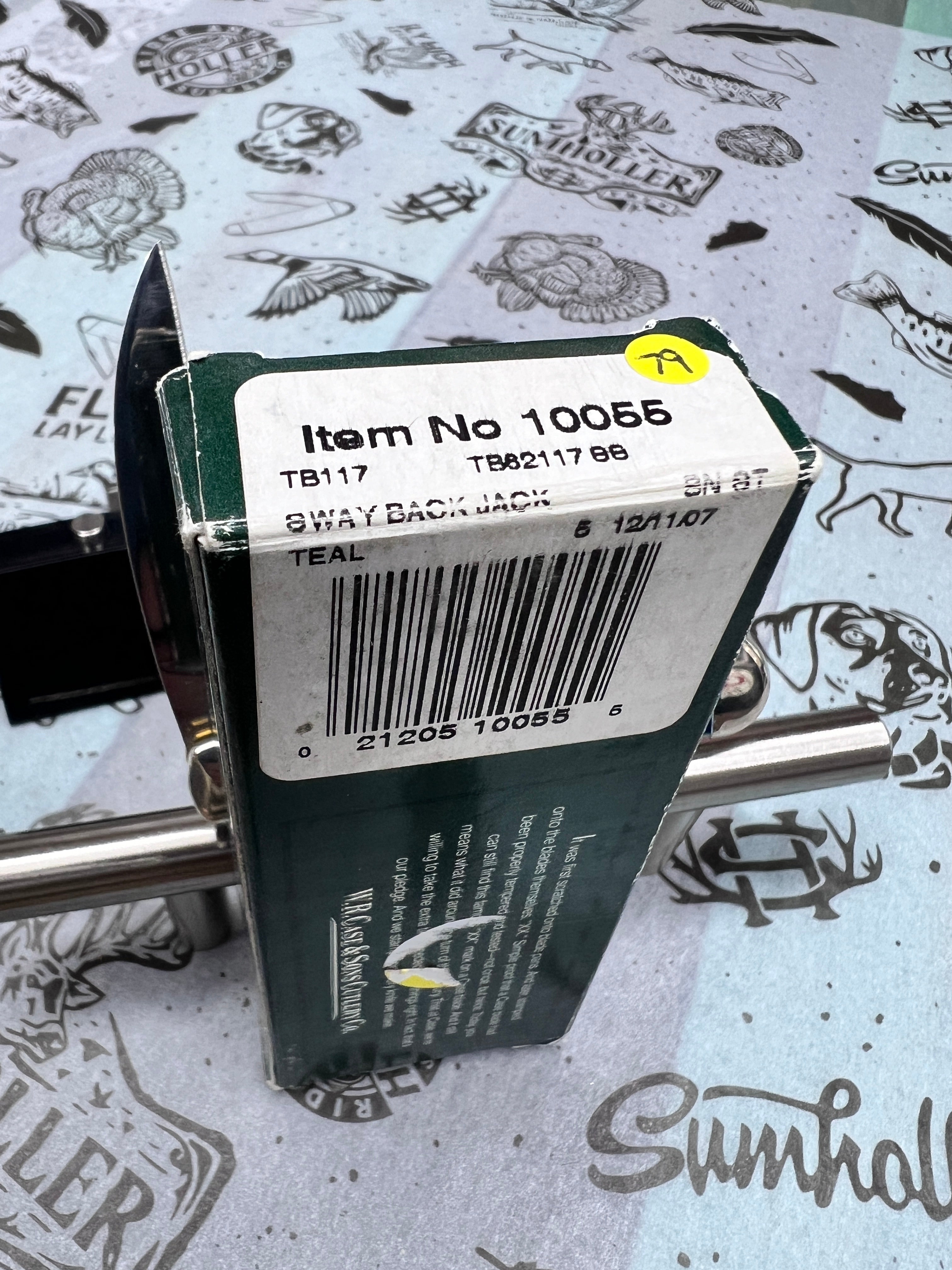 2007 CASE XX TEAL TONY BOSE SWAYBACK  W/ORIGINAL BOX