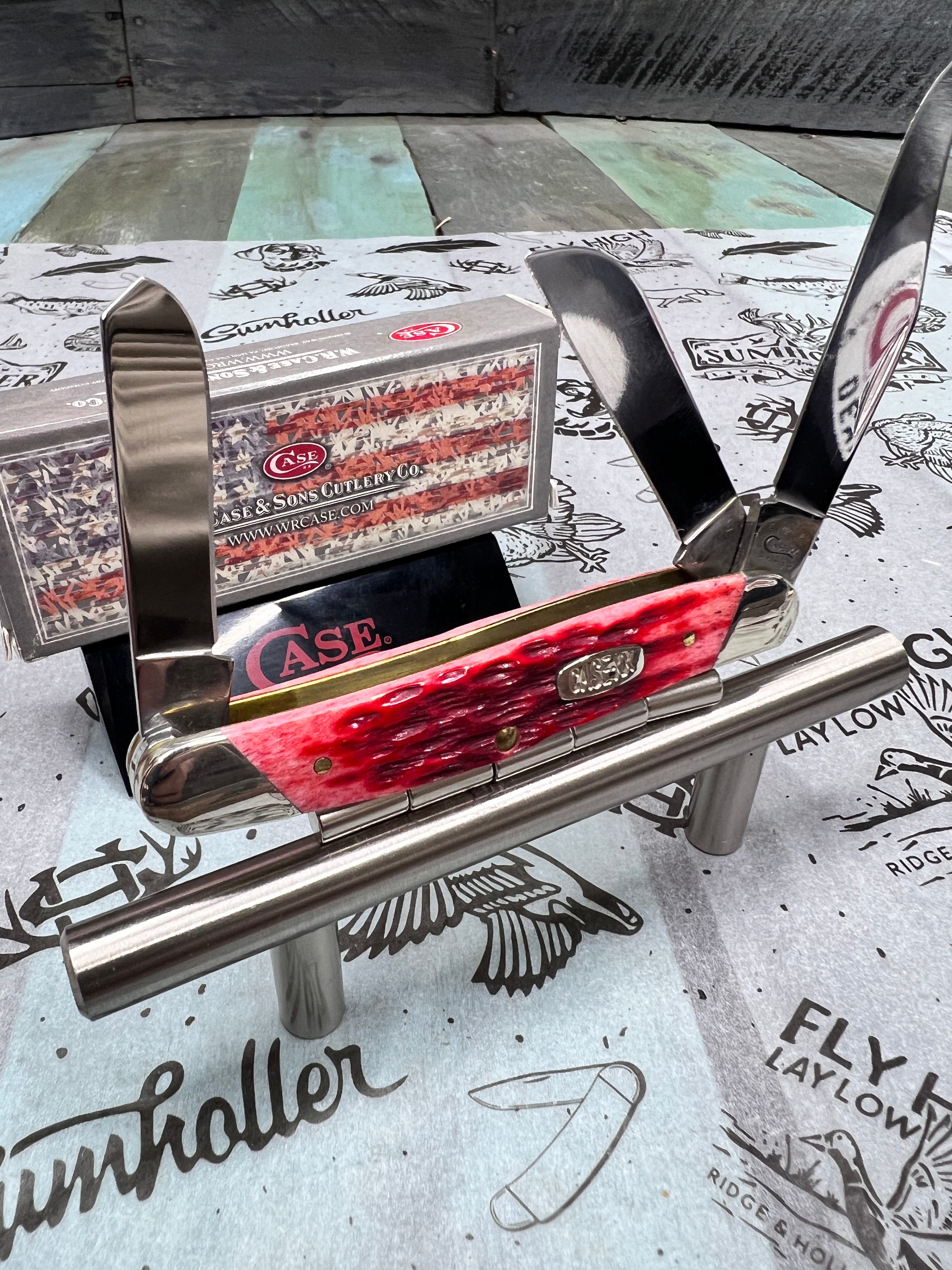 2012 SLANTED BOLSTERS RED STOCKMAN W/ORIGINAL BOX