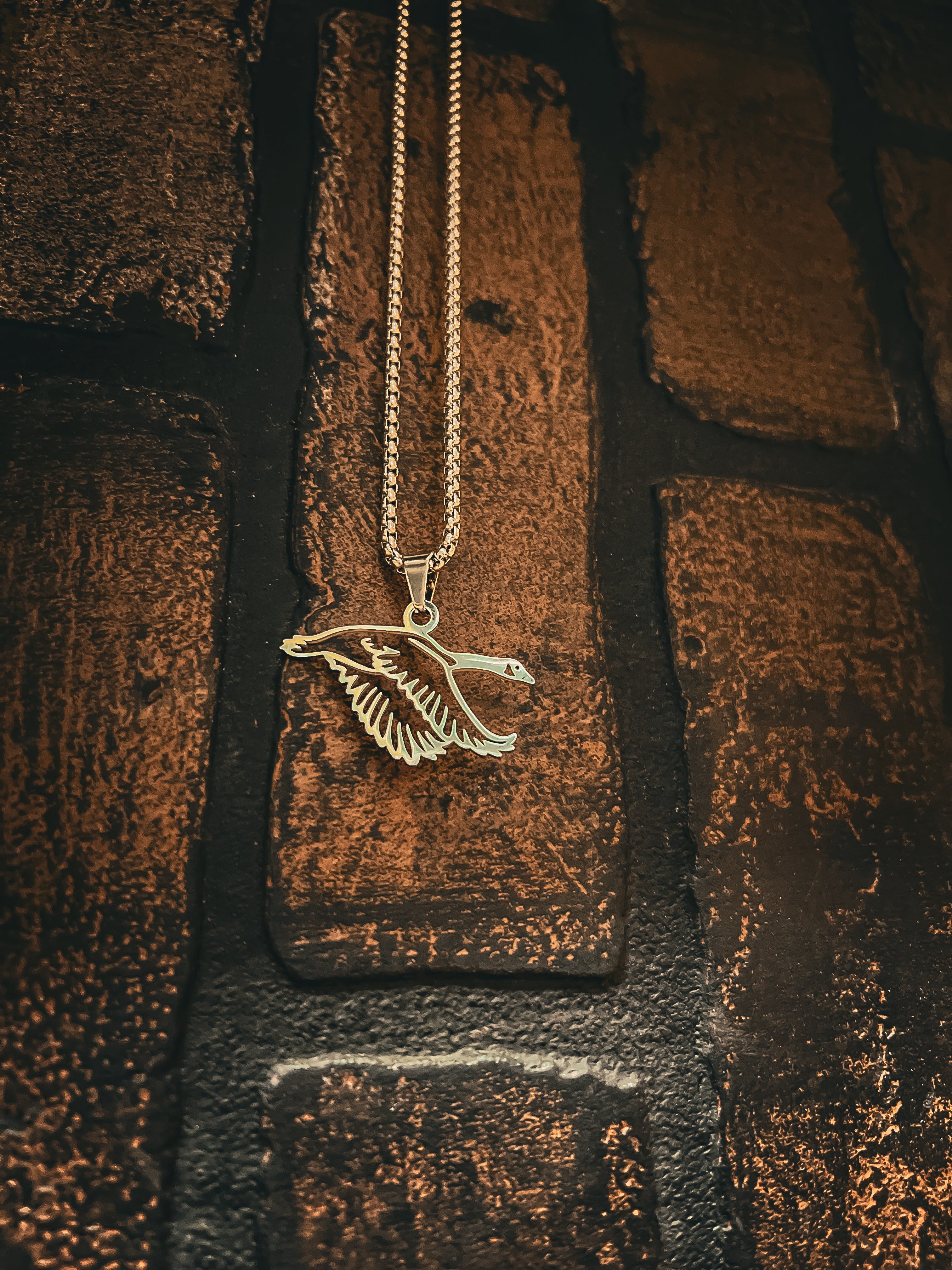 Duck- Stainless Steel Necklace and Pendant