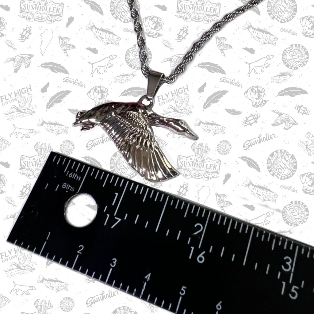 Mallard- Stainless Steel Necklace and Pendant