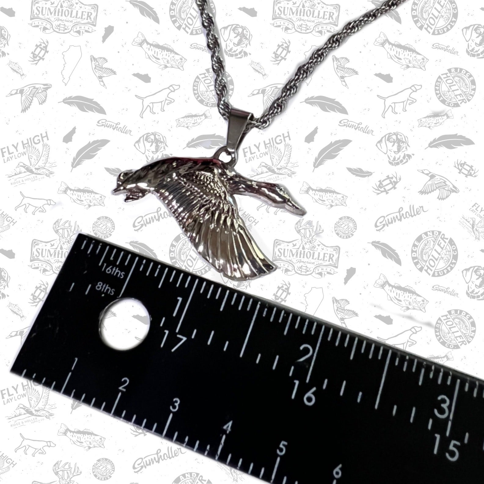 Mallard- Stainless Steel Necklace and Pendant
