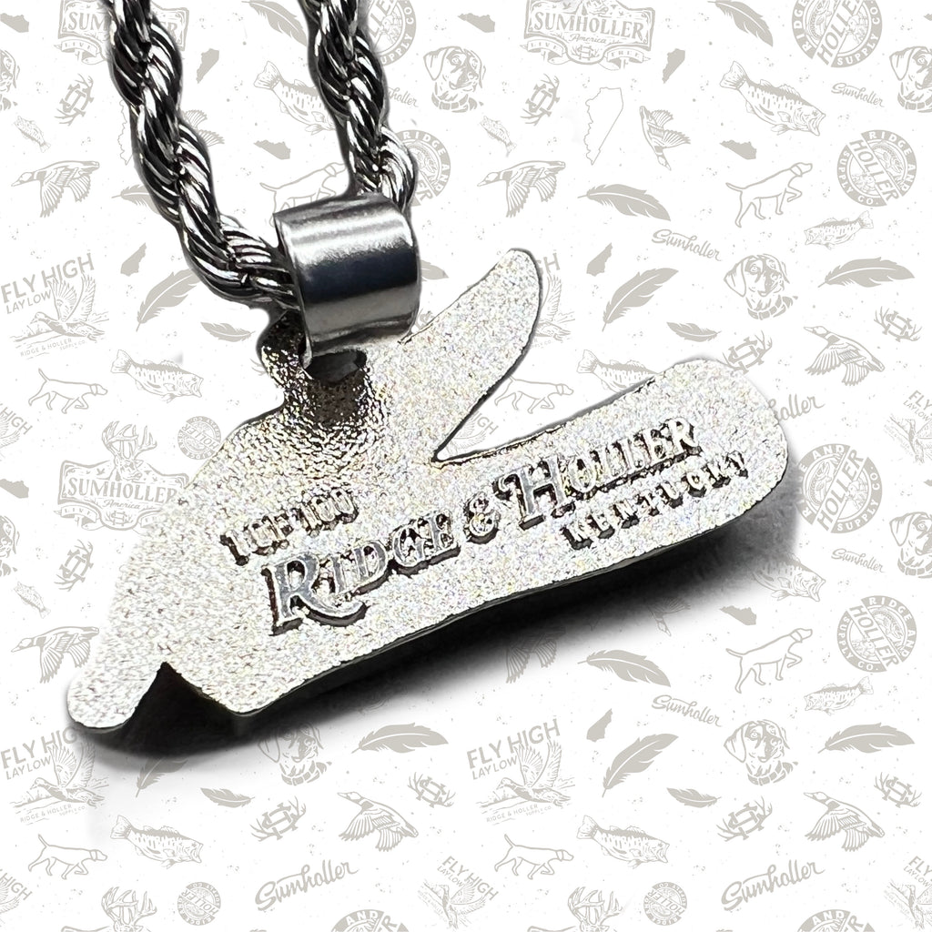 Pocket Knife- Stainless Steel Necklace and Pendant