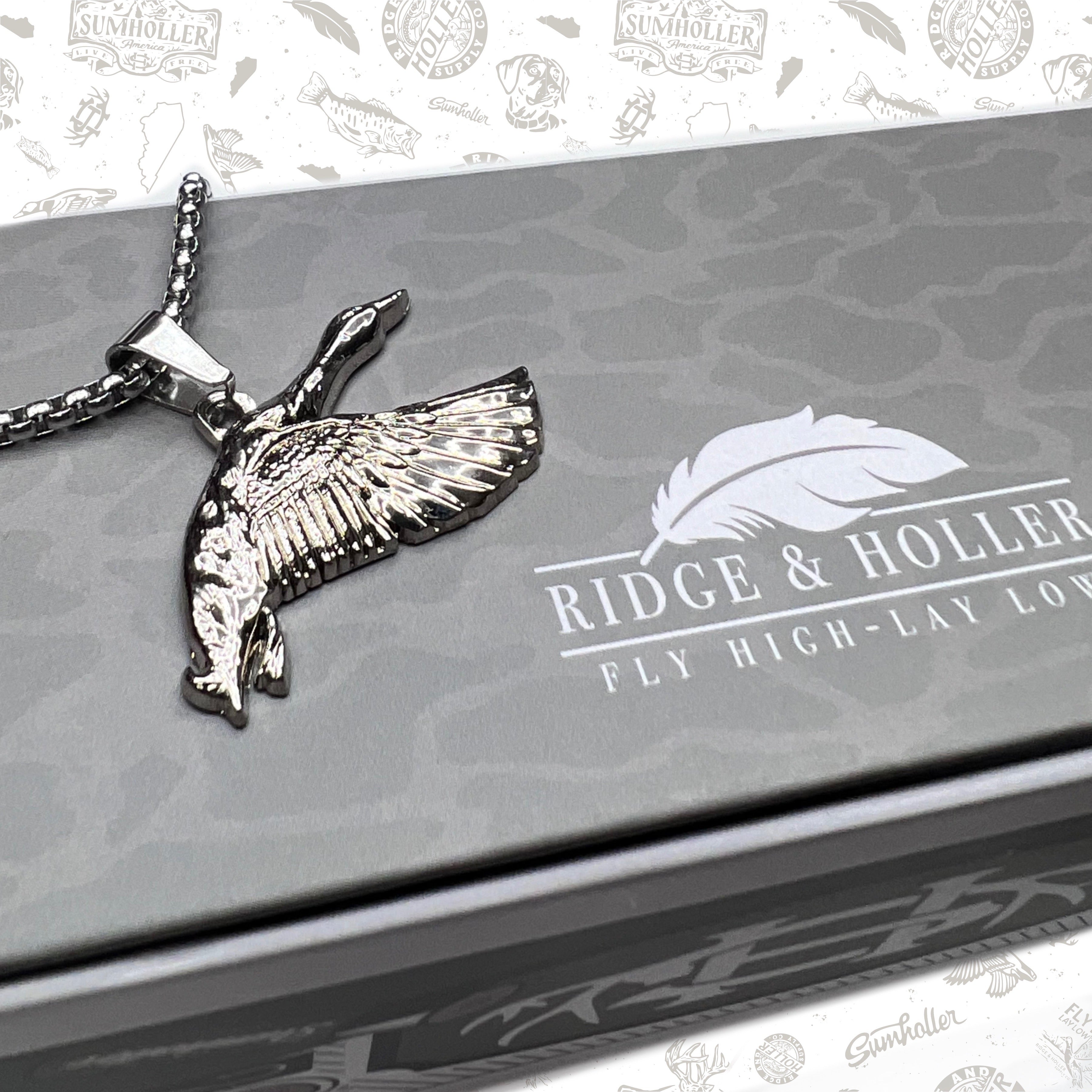Mallard- Stainless Steel Necklace and Pendant