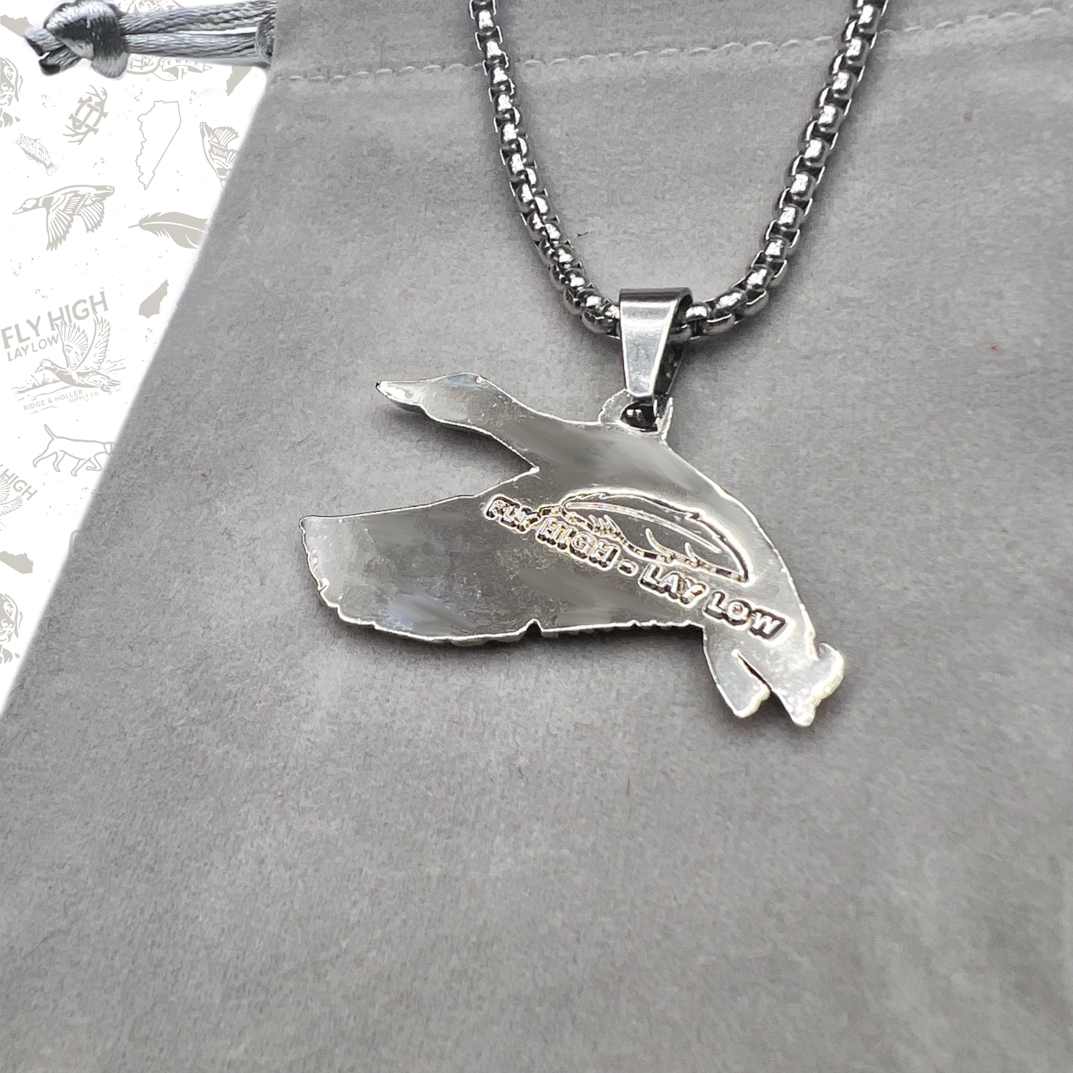 Mallard- Stainless Steel Necklace and Pendant