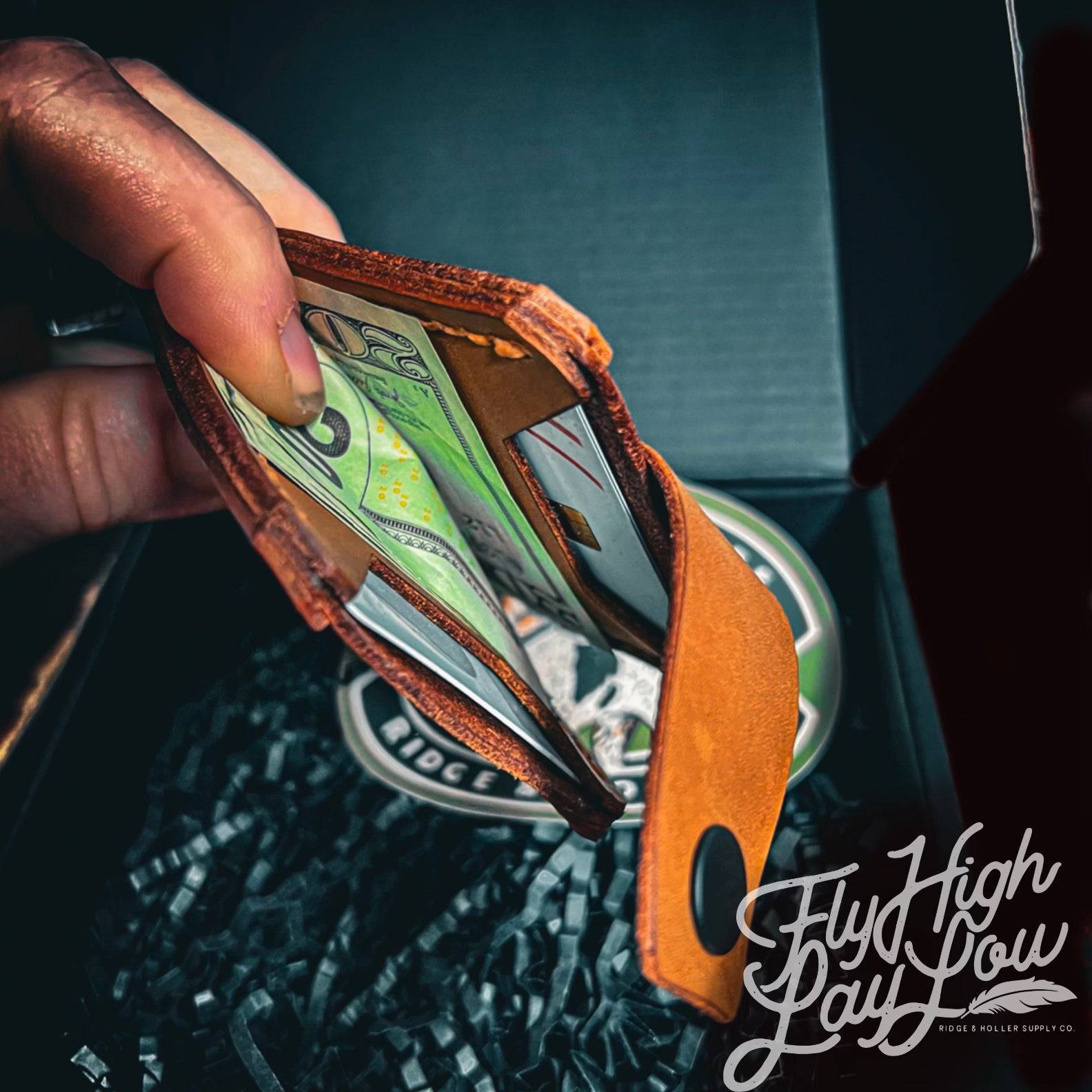 Ten Miles Deep Backwoods Born Camo Wallet