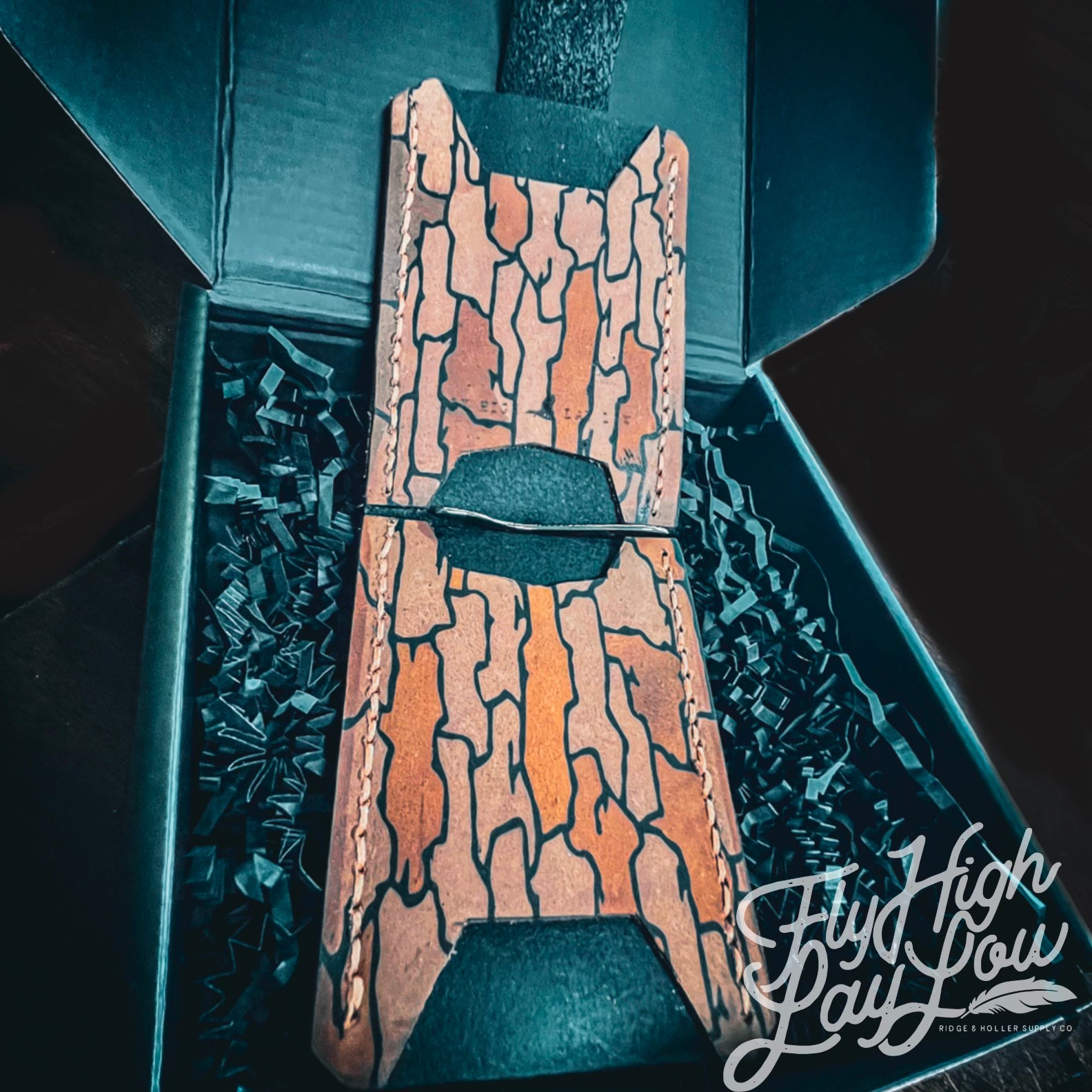 Ten Miles Deep Cypress Bark Wallet