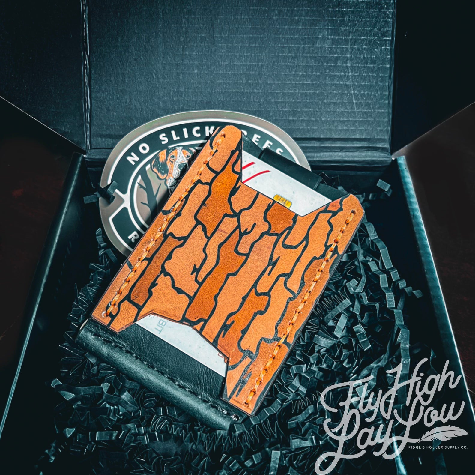 Ten Miles Deep Cypress Bark Wallet