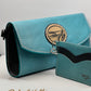 Stick around wristlet Turquoise