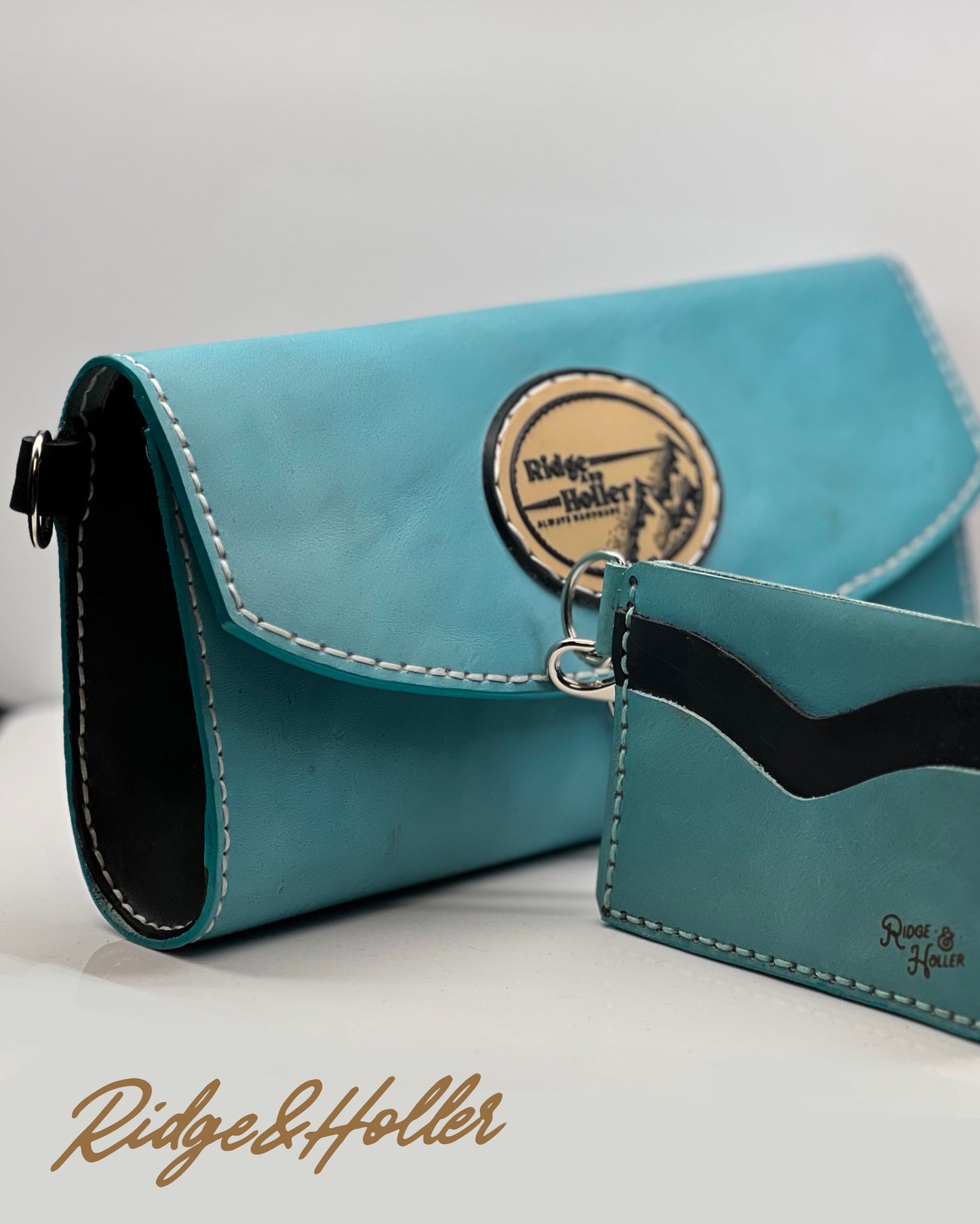 Stick around wristlet Turquoise