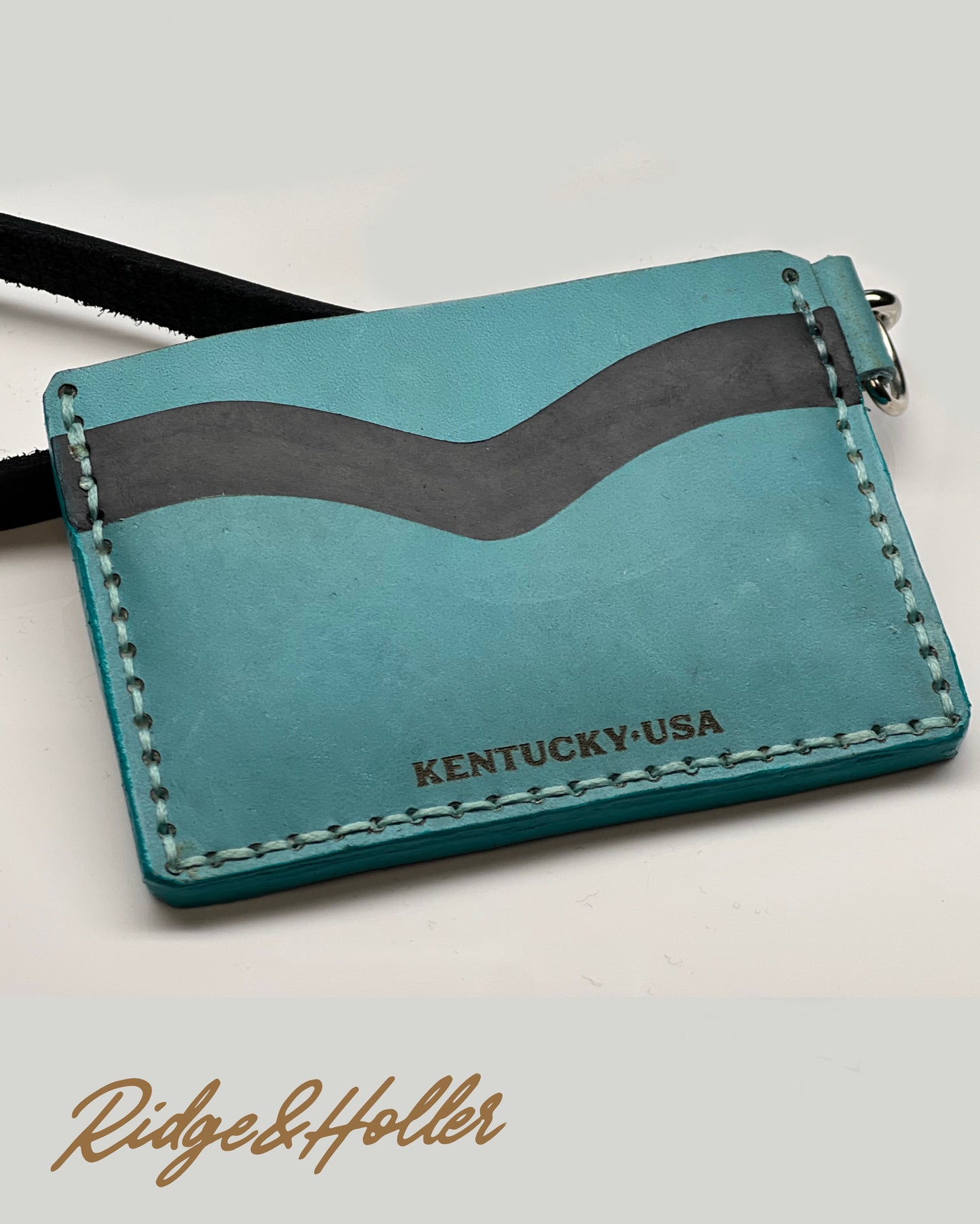 Stick around wristlet Turquoise