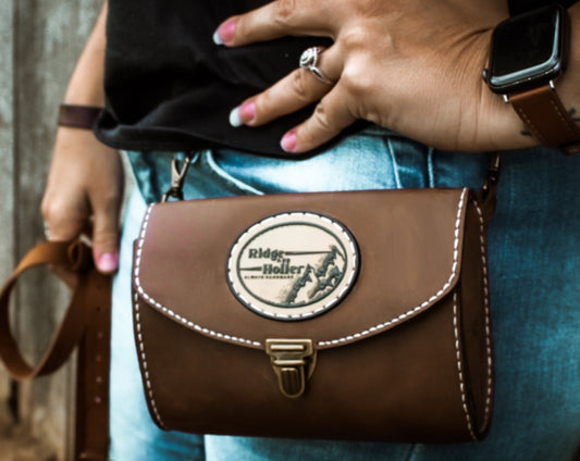 The Antique Brown Mini Clutch