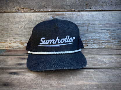 Sumholler- black denim